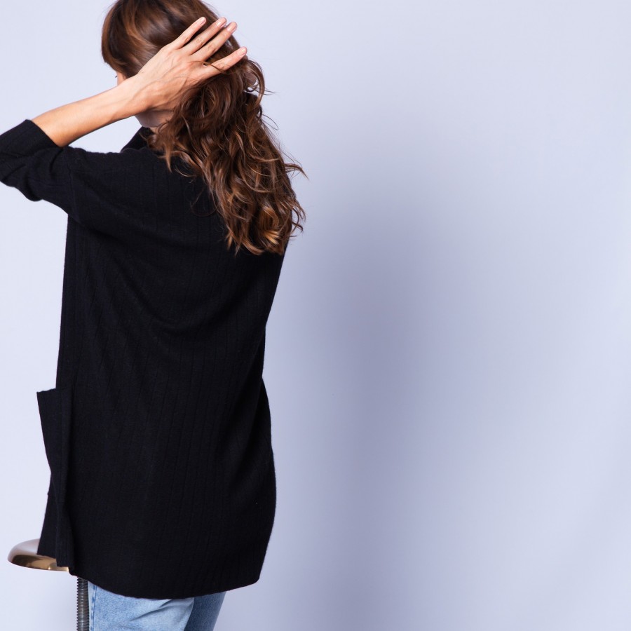 Jaqueta Tamanho de cashmere com botões - Gaston