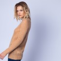 Long hemstitched jumper made of mohair - Emeline