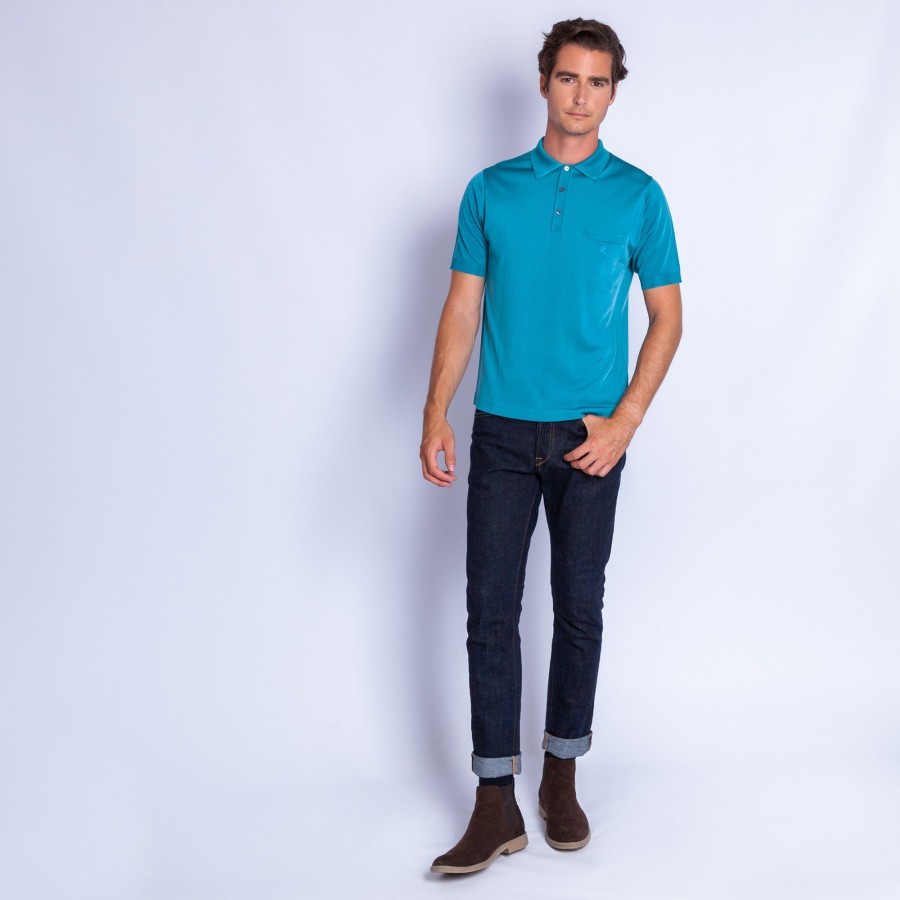 Polo shirt made of Fil lumière - Vadim