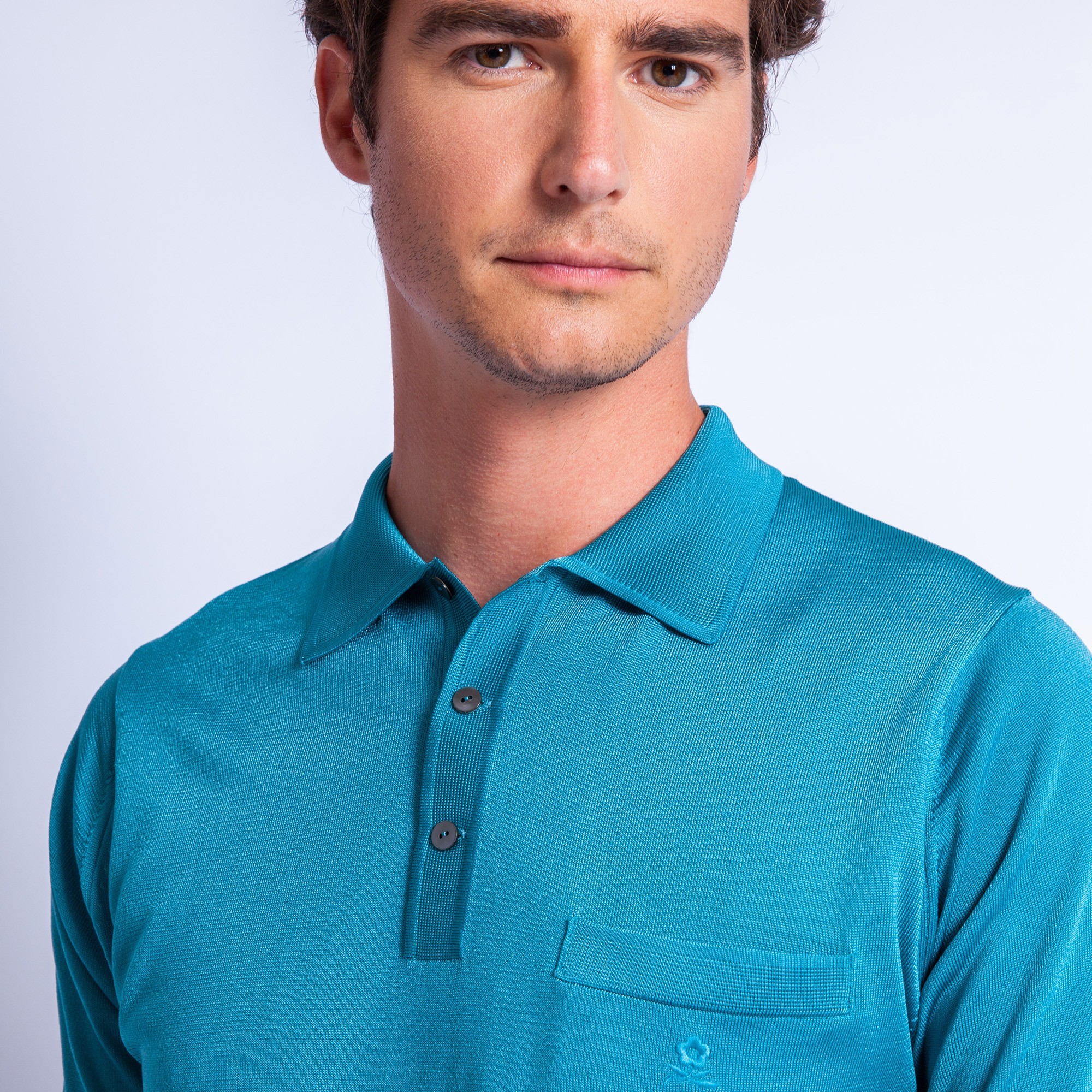 Polo shirt made of Fil lumière Vadim