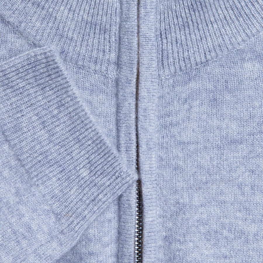 Zipped collar cashmere sweater - Emile