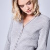 Ribbed wool cardigan - Emblème