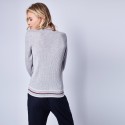 Ribbed wool cardigan - Emblème