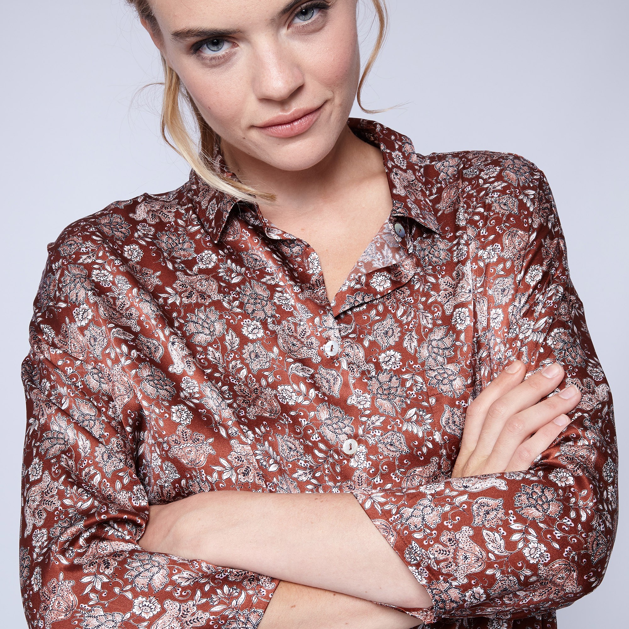 Silk shirt-dress by Maison Montagut & Maison Martin Morel - Gaspard