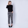 Straight-cut silk trousers by Maison Montagut & Maison Martin Morel -Ginga