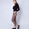 Straight-cut silk trousers by Maison Montagut & Maison Martin Morel -Ginga