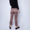 Straight-cut silk trousers by Maison Montagut & Maison Martin Morel -Ginga