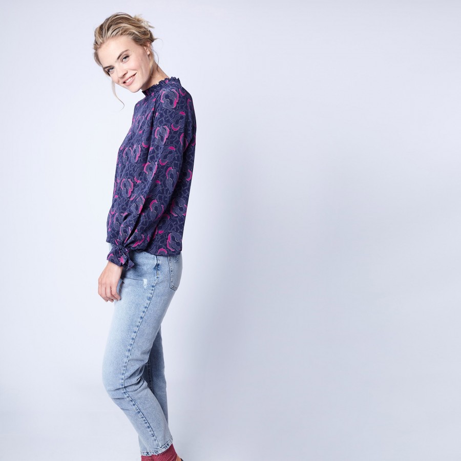 Maison Montagut x Maison Martin Morel Blusa de seda - Exode