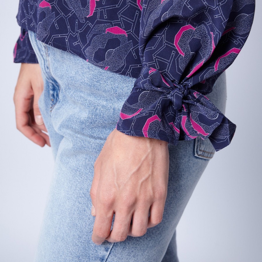 Maison Montagut x Maison Martin Morel Blusa de seda - Exode