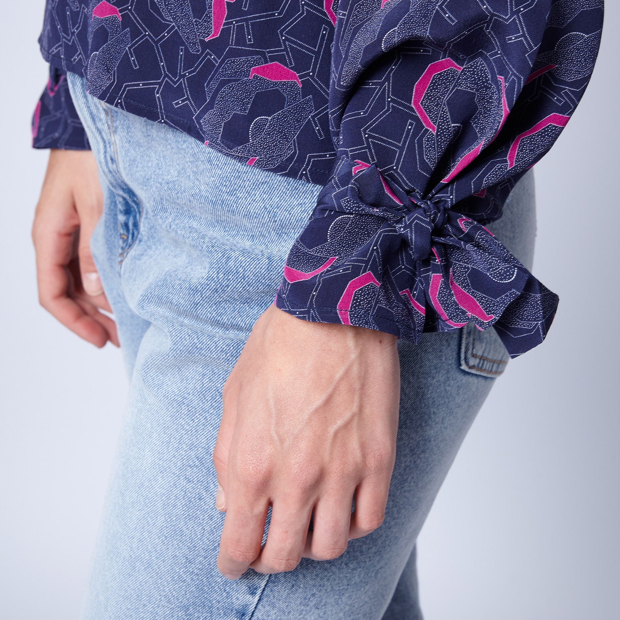 Silk blouse Maison Montagut x Maison Martin Morel - Exode