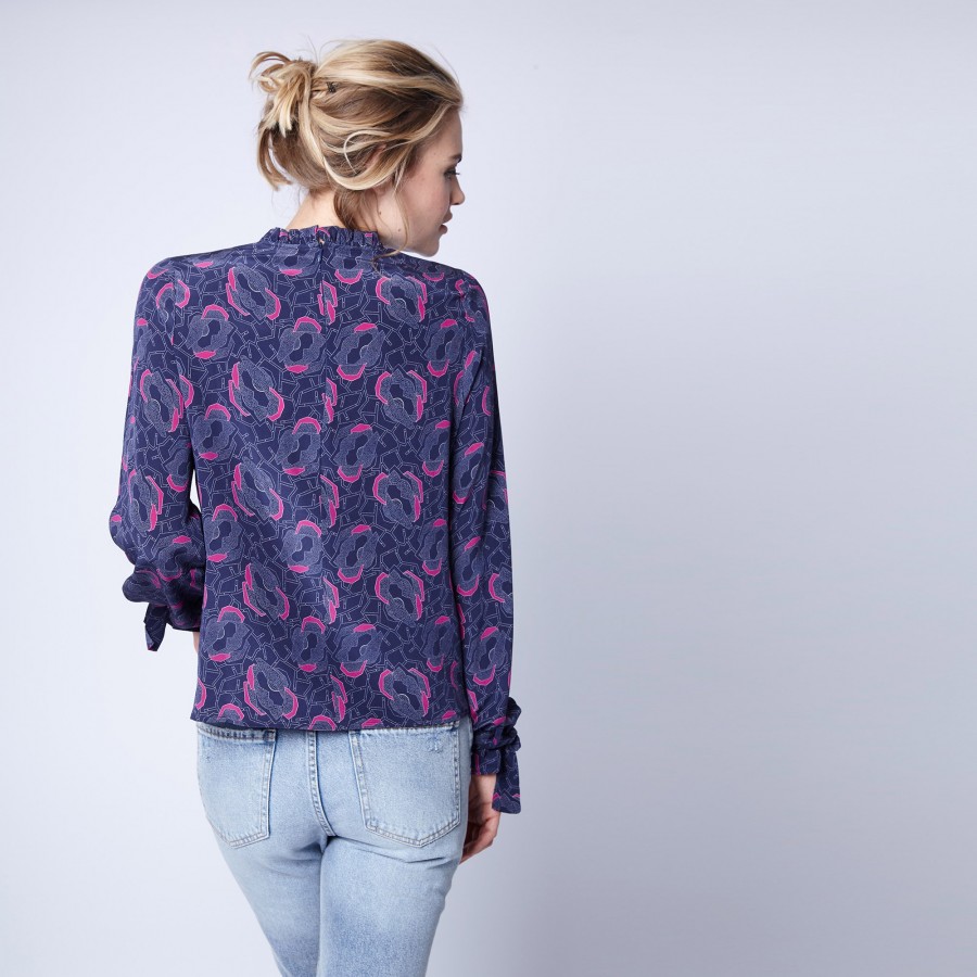 Maison Montagut x Maison Martin Morel Blusa de seda - Exode