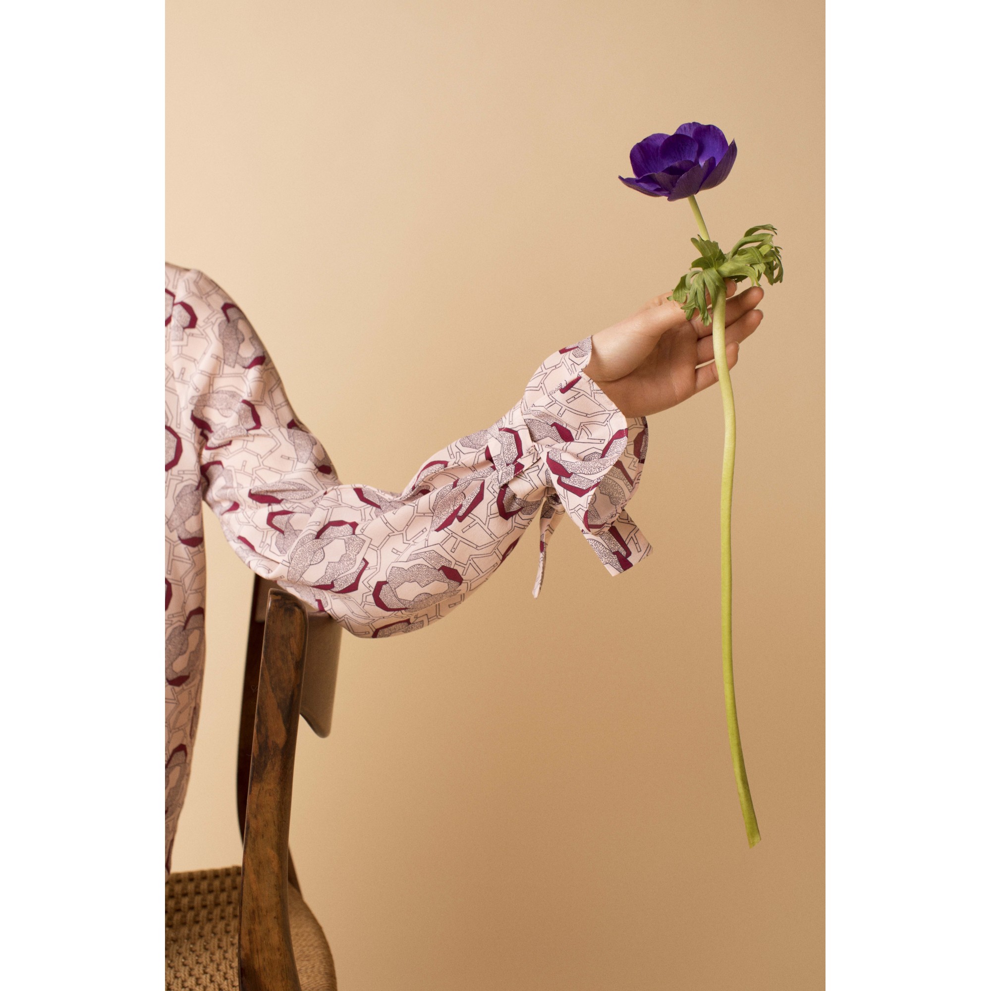 Silk blouse Maison Montagut x Maison Martin Morel - Exode