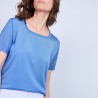 Polo femme Fil Lumière - Marie 8333 Bleuet-06 Bleu moyen
