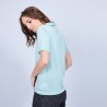 Women's polo-shirt made of Fil Lumière - Mélissa