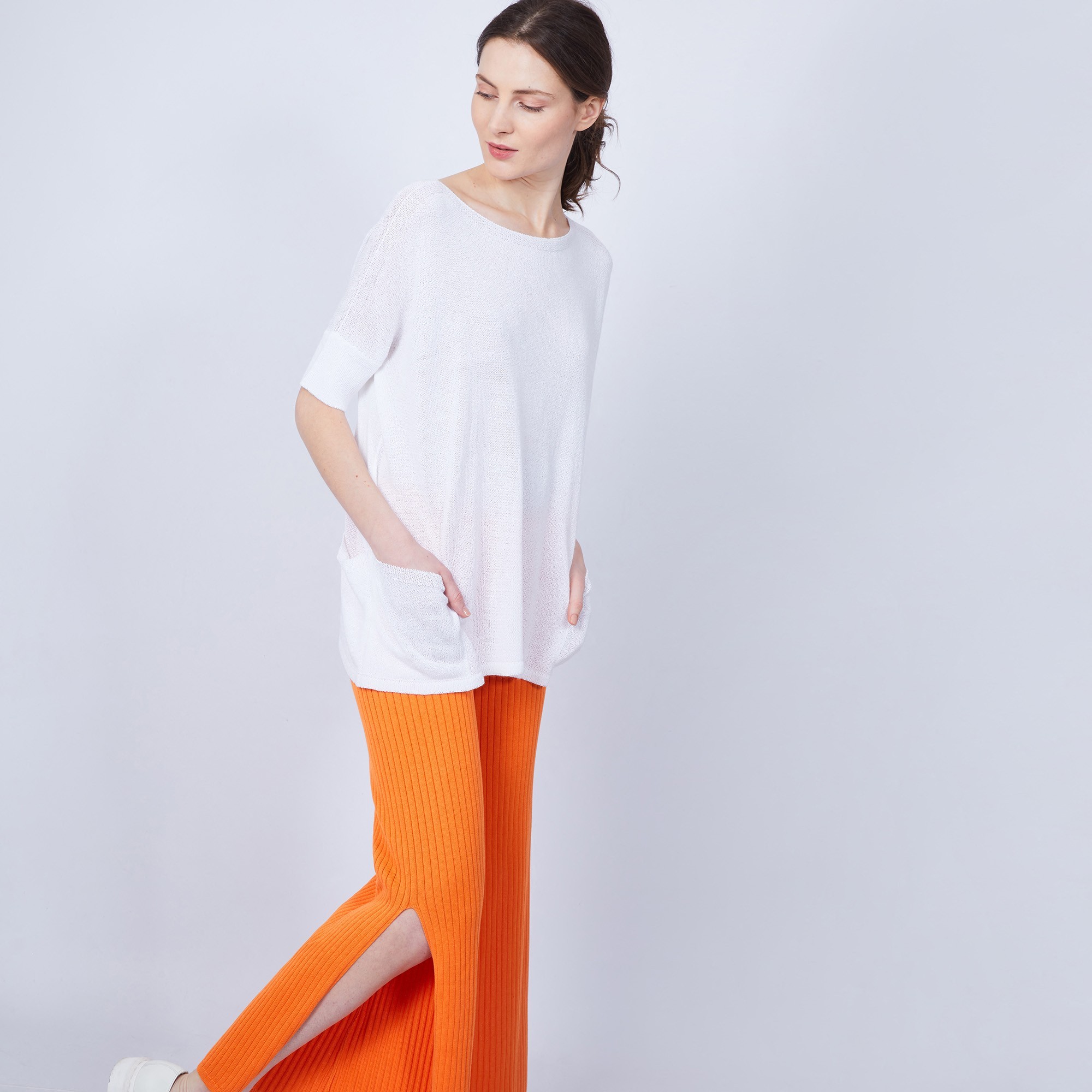 T-shirt ample - Conrad 6400 blanc - 02 Blanc