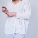 T-shirt ample col V - Malou