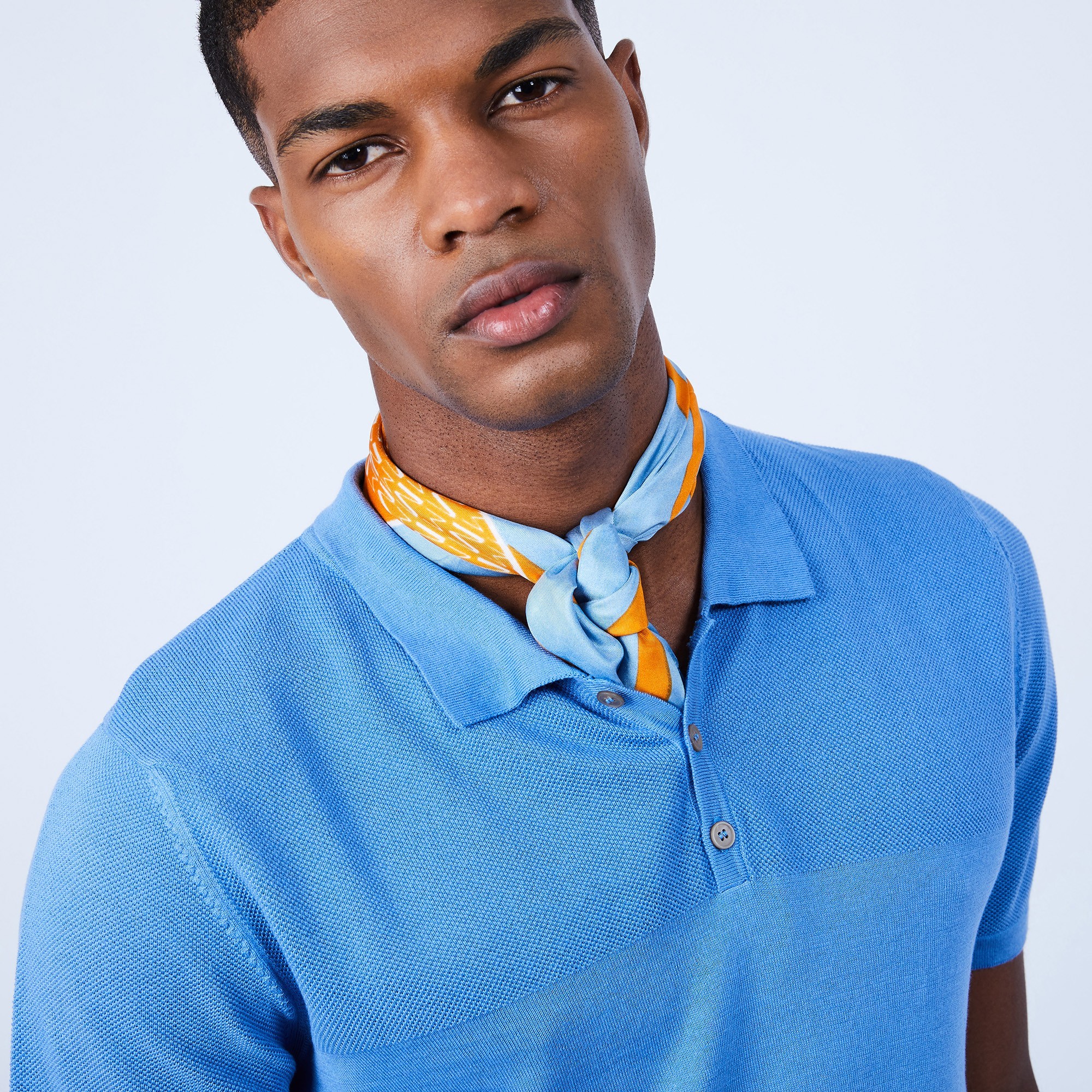 Polo en coton - Laurel 6441 calypso - 06 Bleu moyen