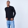Pull col polo en laine mérinos - Lino