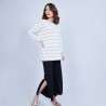Pull rayé col rond - Mariah 6529 Blanc - 02 blanc