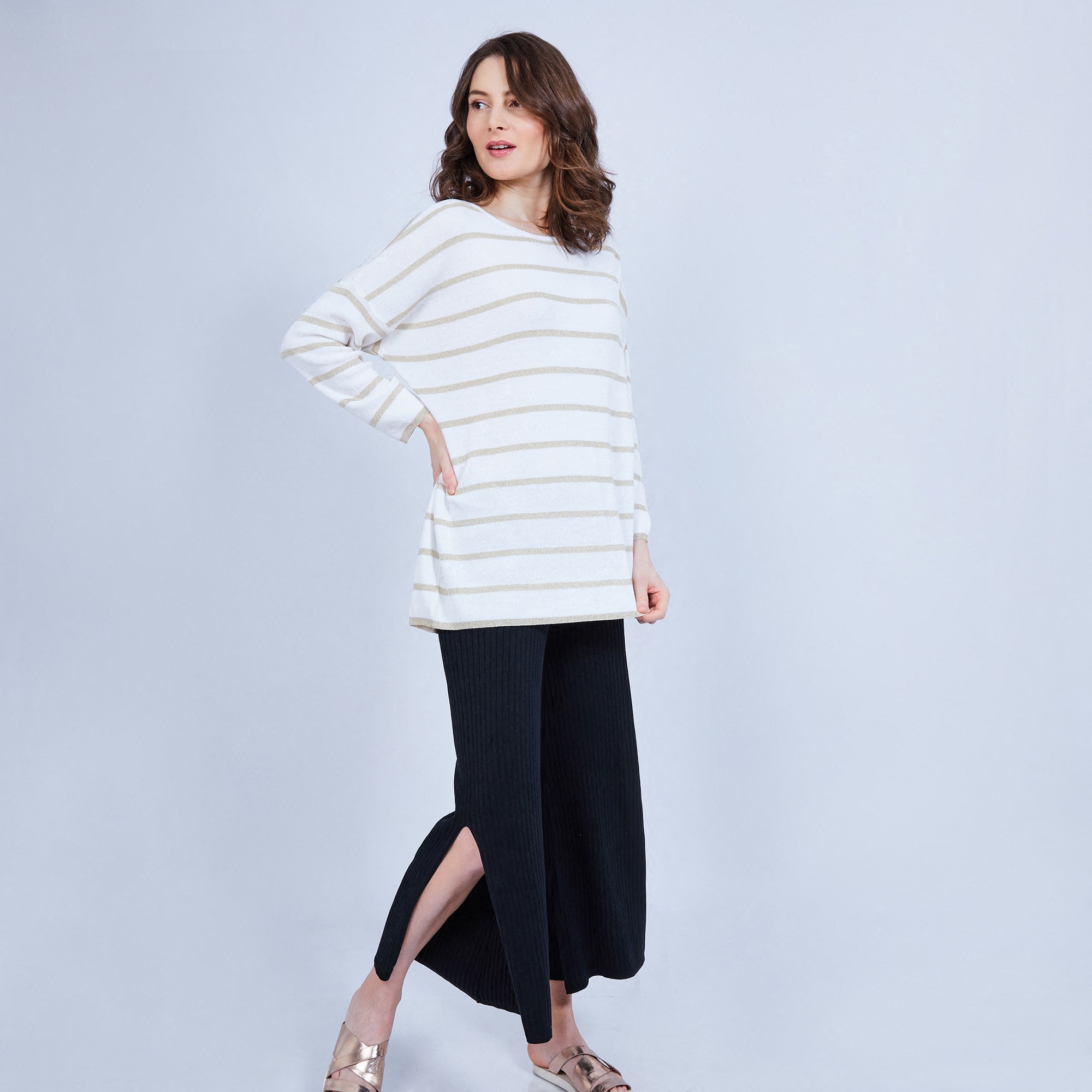 Pull rayé col rond - Mariah