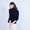 Polo neck jumper in merino wool - Elisa 