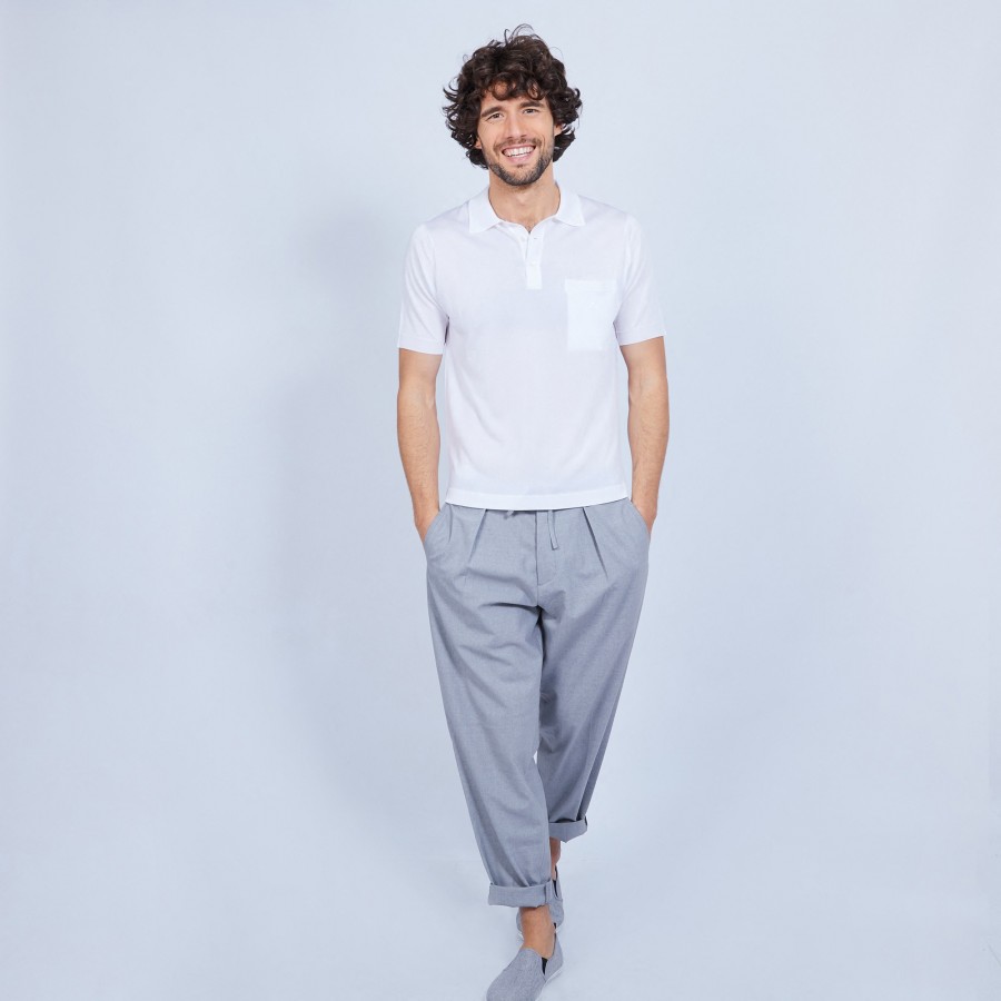 Polo shirt made of Fil lumière - Vadim