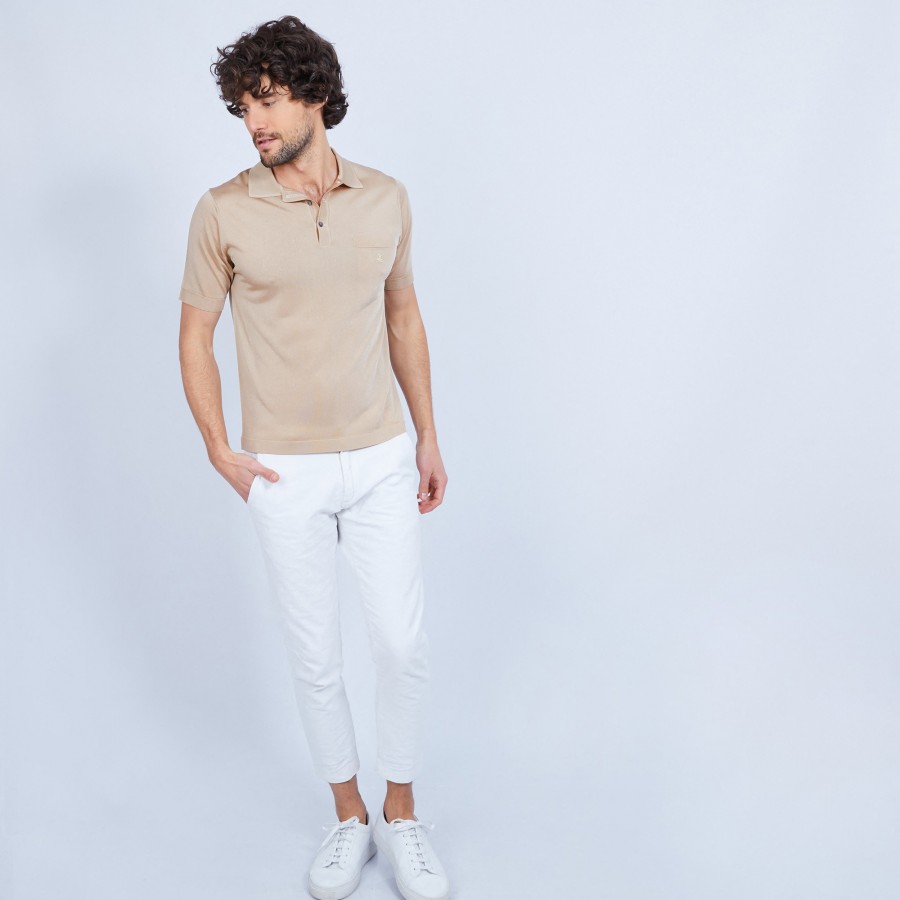 Polo shirt made of Fil lumière - Vadim