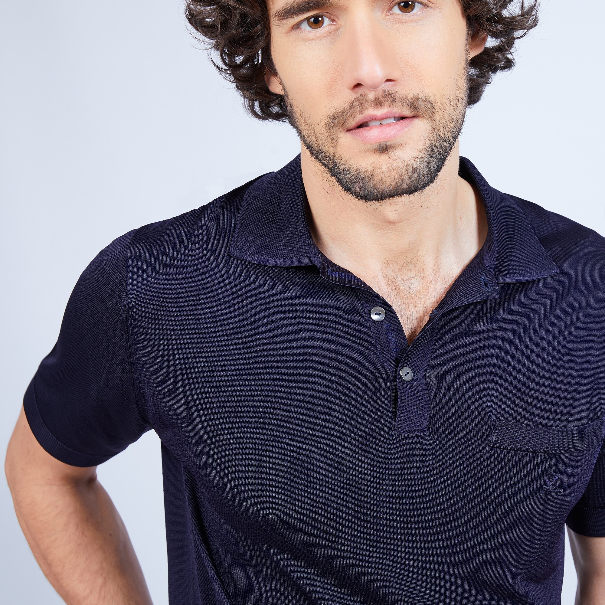 Polo shirt made of Fil lumière Vadim