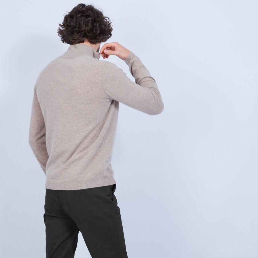 Cashmere zipper waistcoat without pockets - Marc Antoine