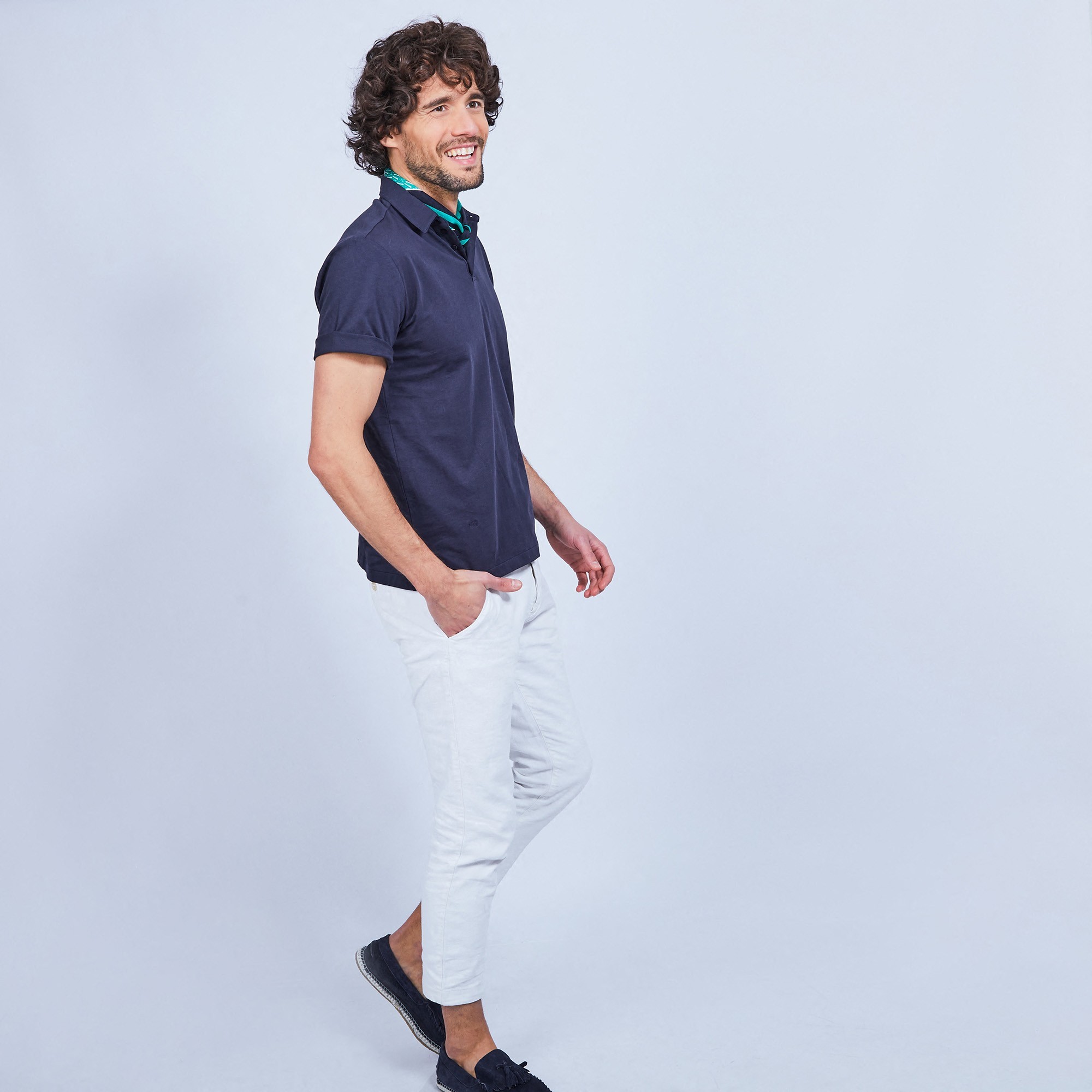 Polo 100% coton - Lys 6440 marine - 05 Bleu marine