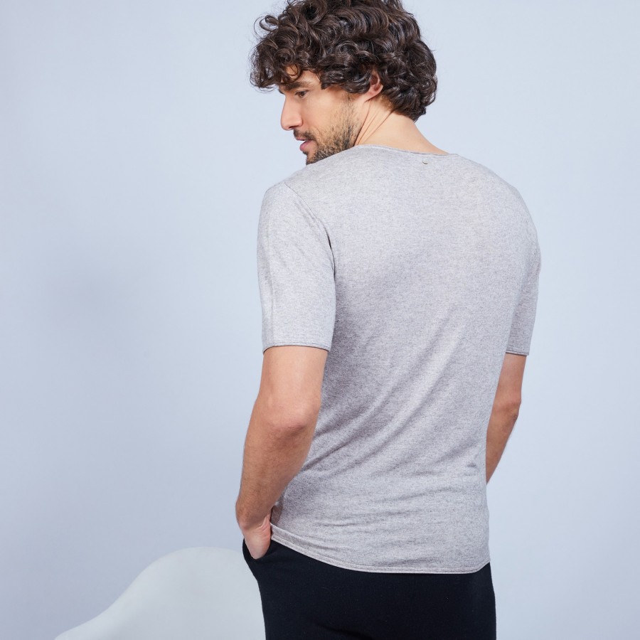 Bamboo and cashmere t-shirt - Oscar