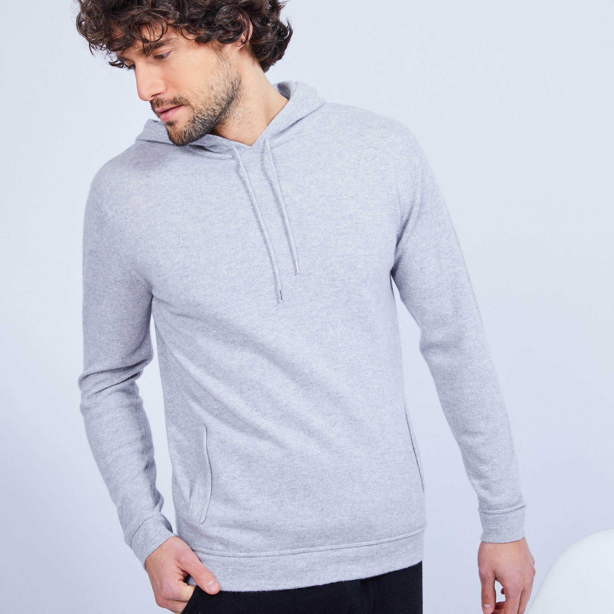 Cashmere hoodie - Harper 6340 Marine - 05 bleu marine