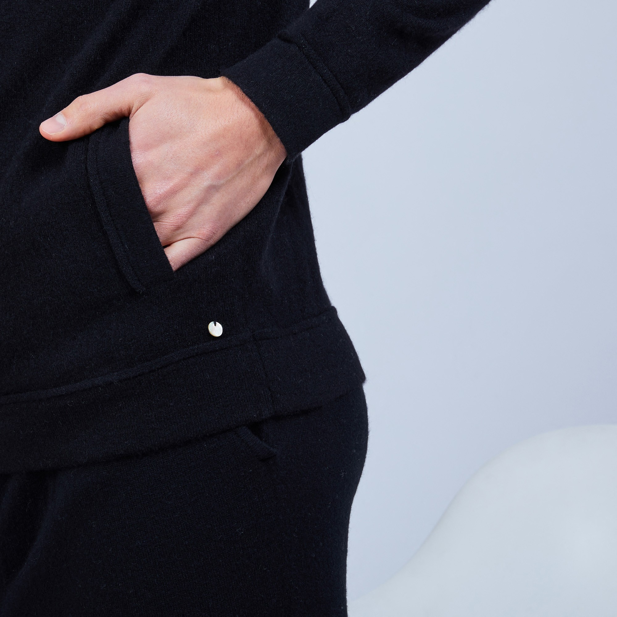 Cashmere hoodie - Harper 6340 Marine - 05 bleu marine