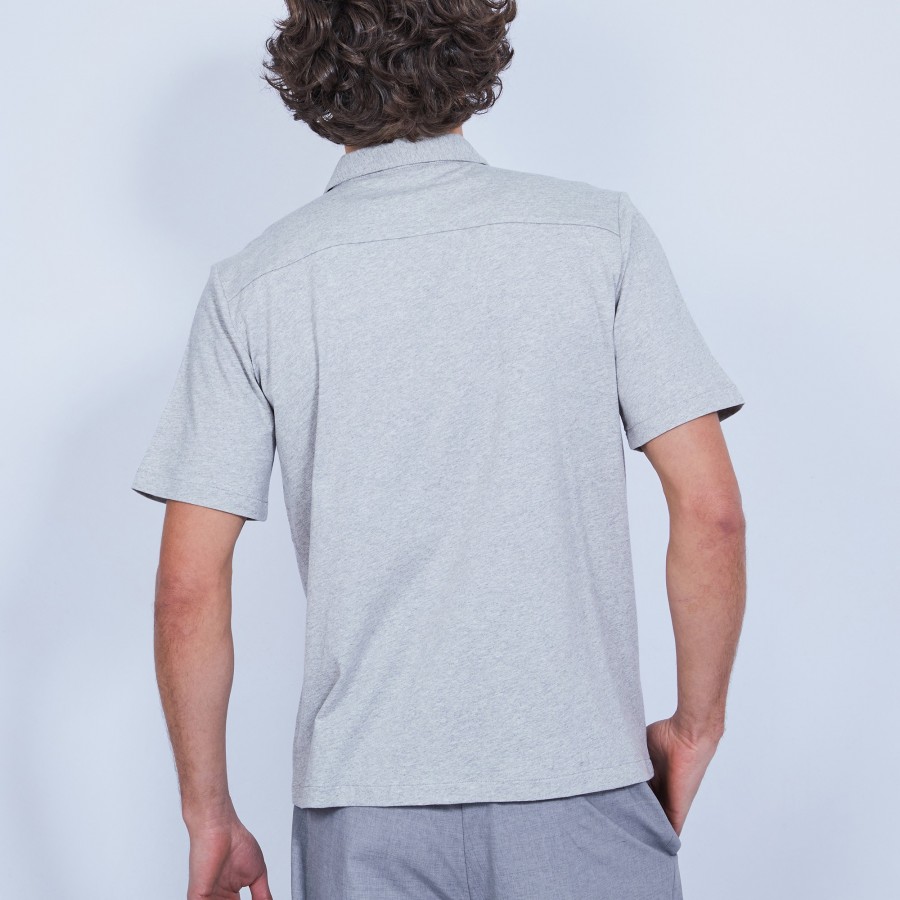 Short-sleeved cotton shirt - LAURIER