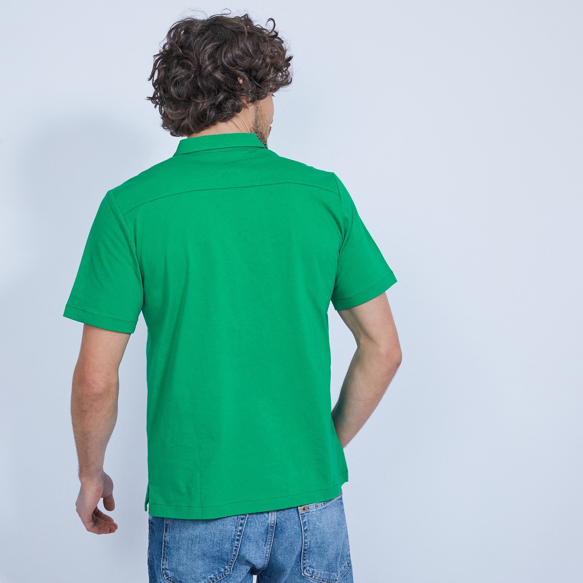 Polo 100% coton - Lys 6450 tropique - 22 Vert moyen