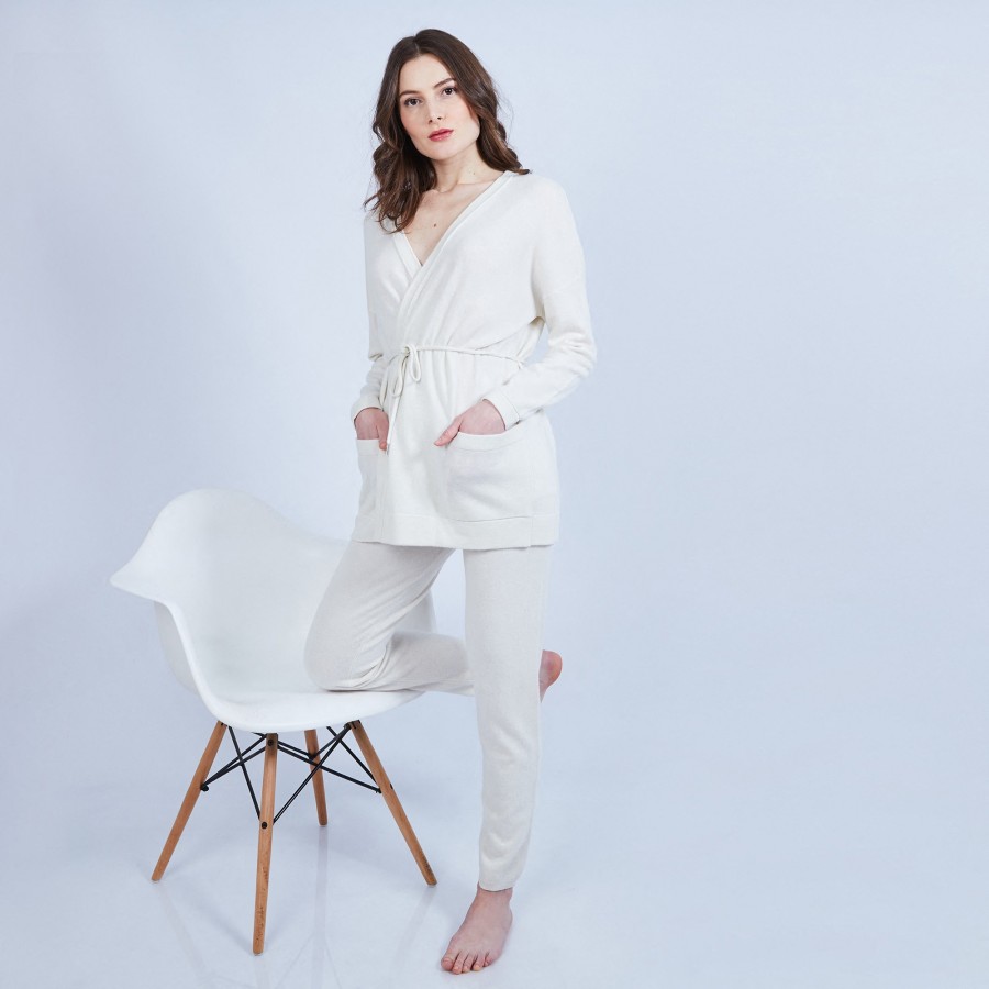 Colete de cashmere com bolsos - Ouria