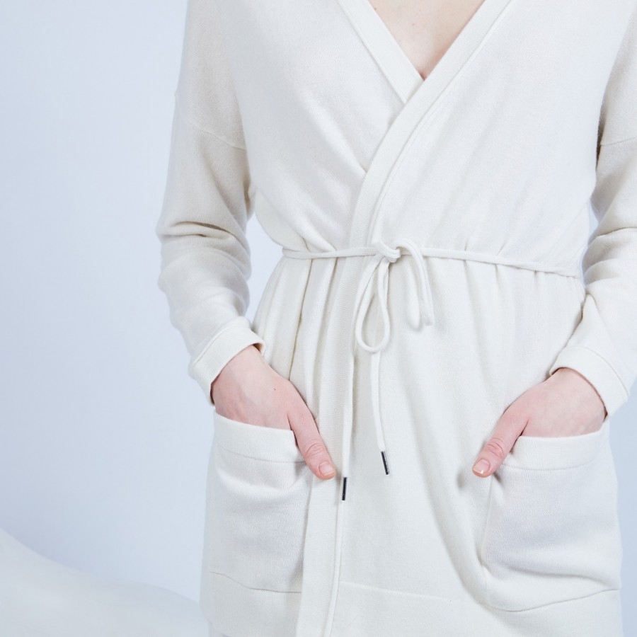 Colete de cashmere com bolsos - Ouria