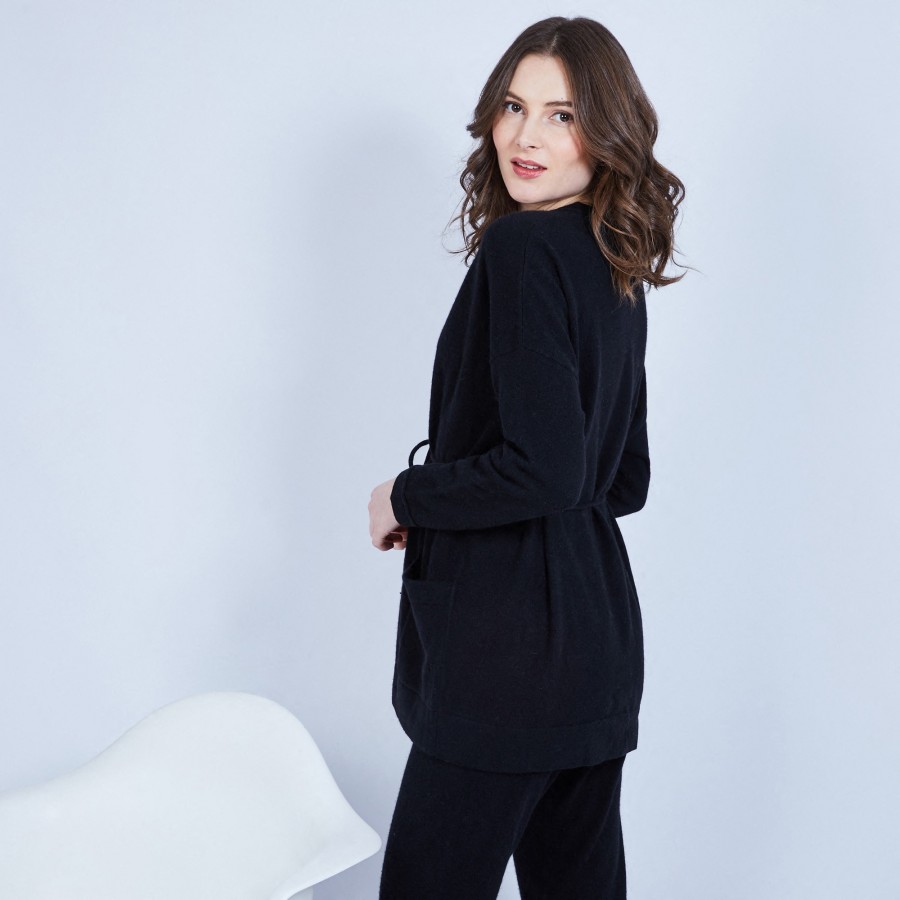 Cashmere cardigan with pockets - Hazel