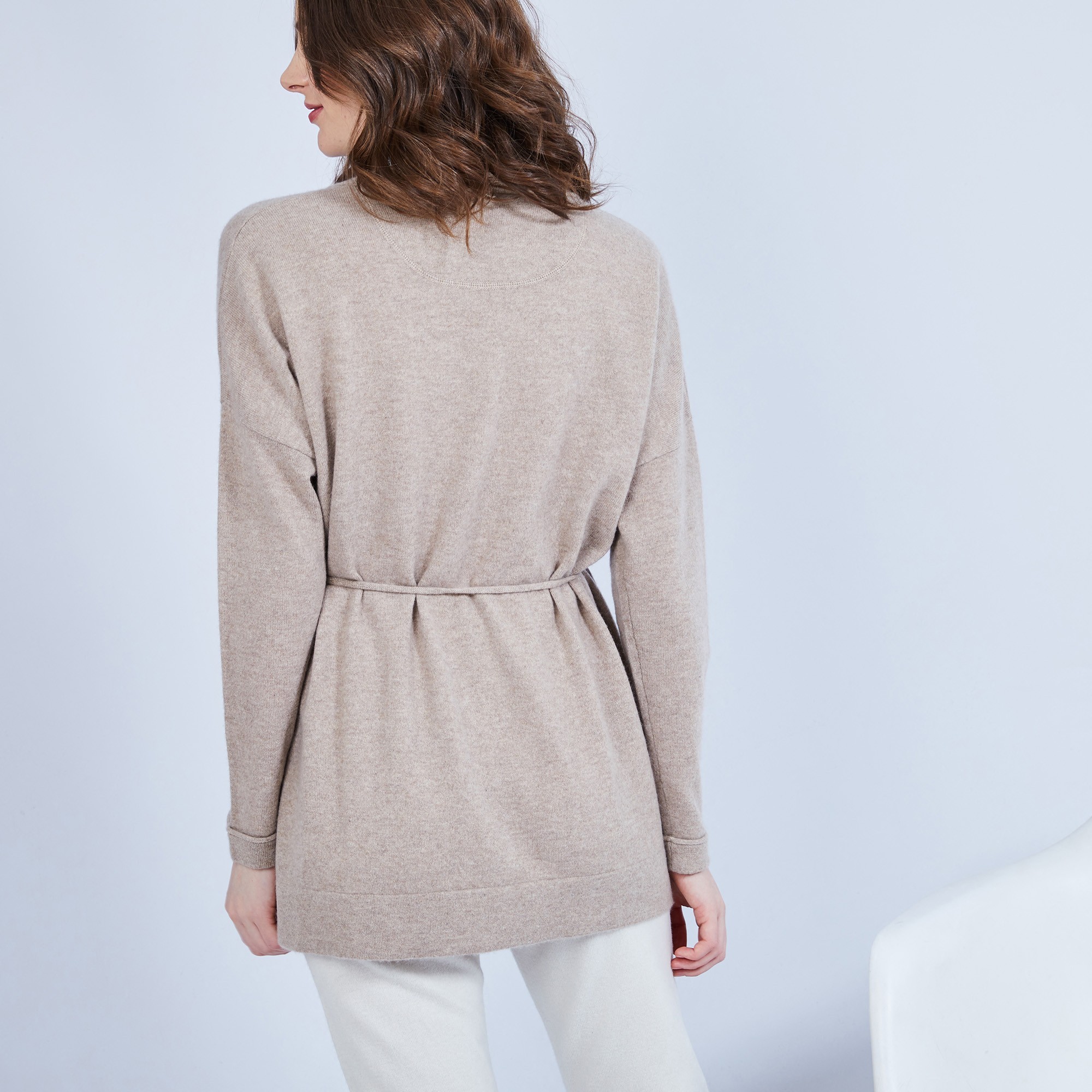 Cashmere cardigan with pockets – Hazel