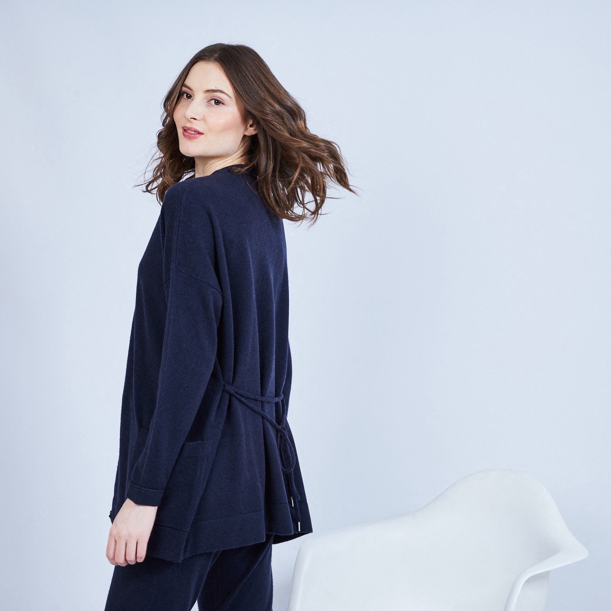 Cashmere cardigan with pockets – Hazel