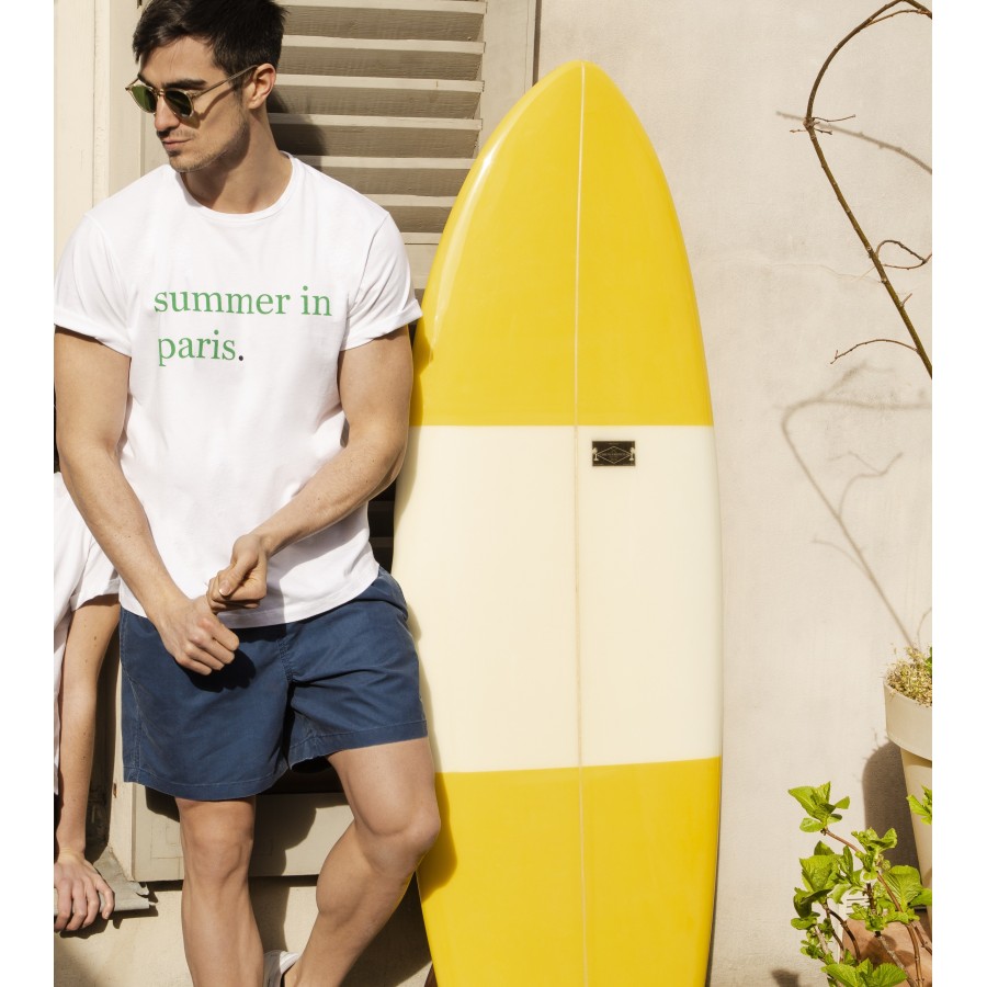 T-shirt homme Maison Montagut x Cuisse de Grenouille - 02 blanc