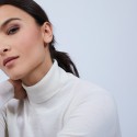Pull col roulé en laine mérinos - Bea 6600 blanc - 02 Blanc