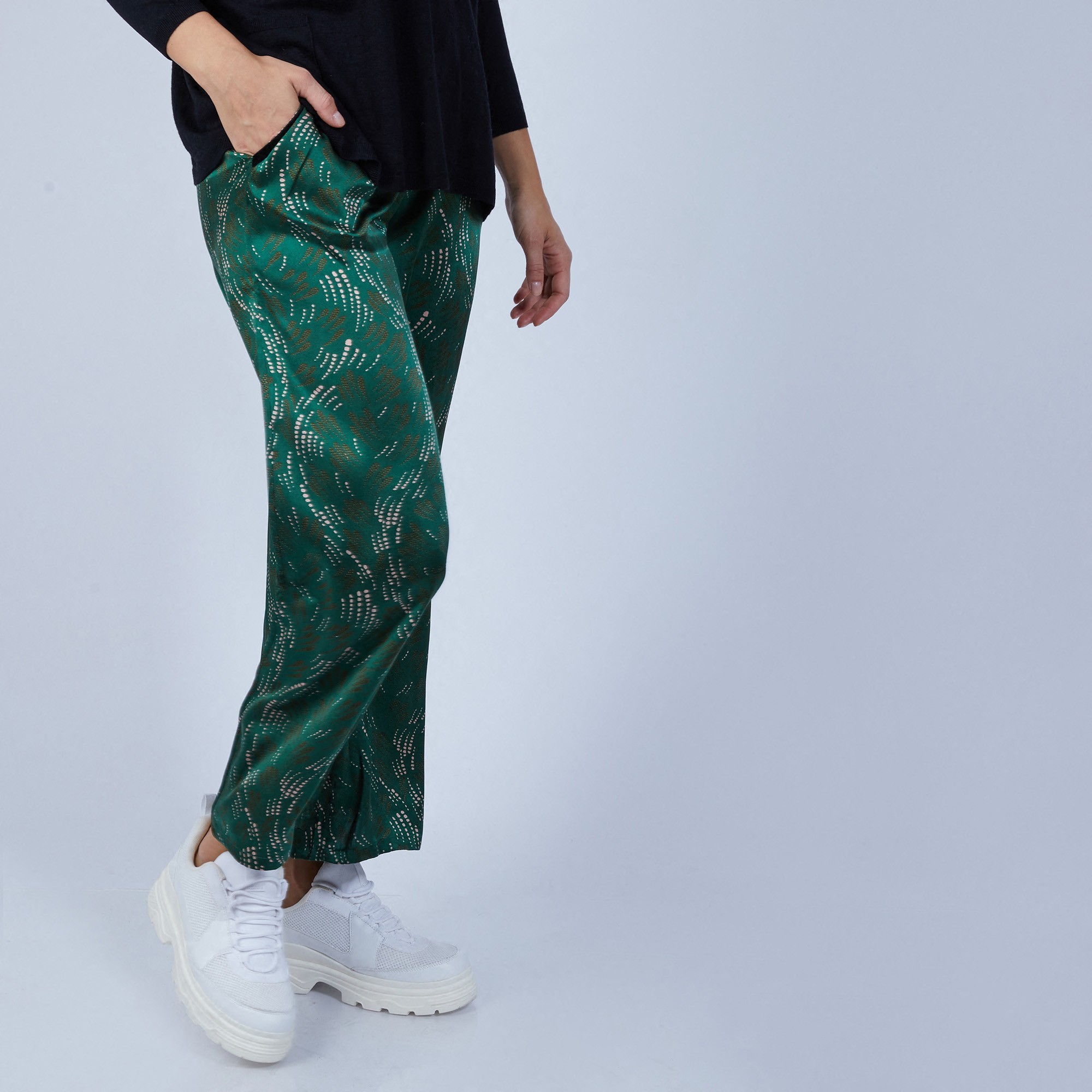 Pantalon en soie Maison Martin Morel
