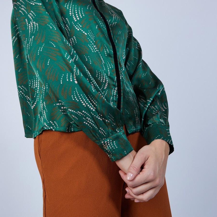Blusa de seda Morel da Maison Martin - Parole