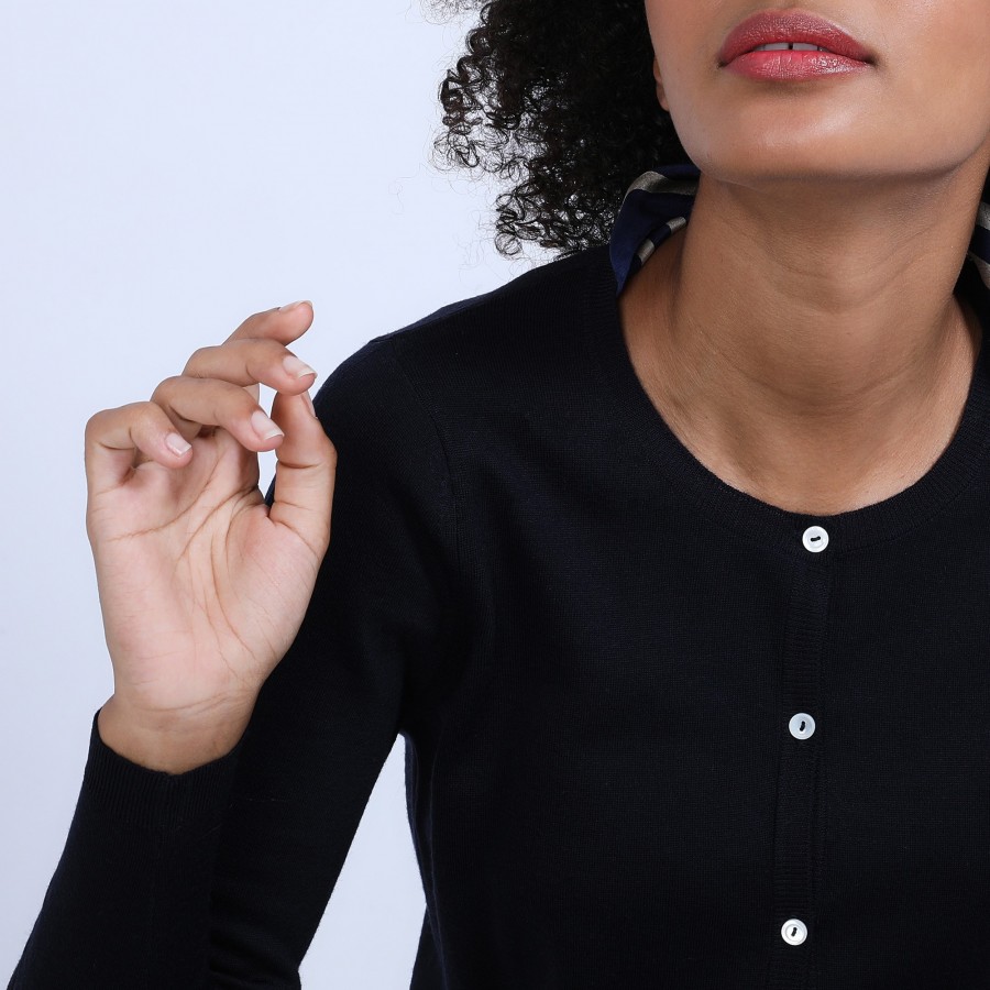 Merino wool cardigan - Belita