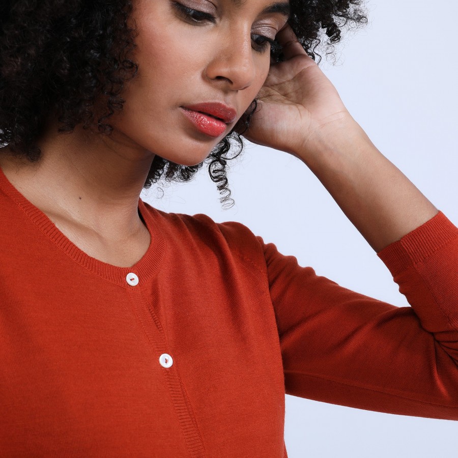 Merino wool cardigan - Belita