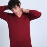 Pull col V en laine mérinos - Badyss