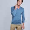 Pull col V en laine mérinos - Badyss