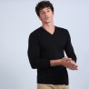 Pull col V en laine mérinos - Badyss