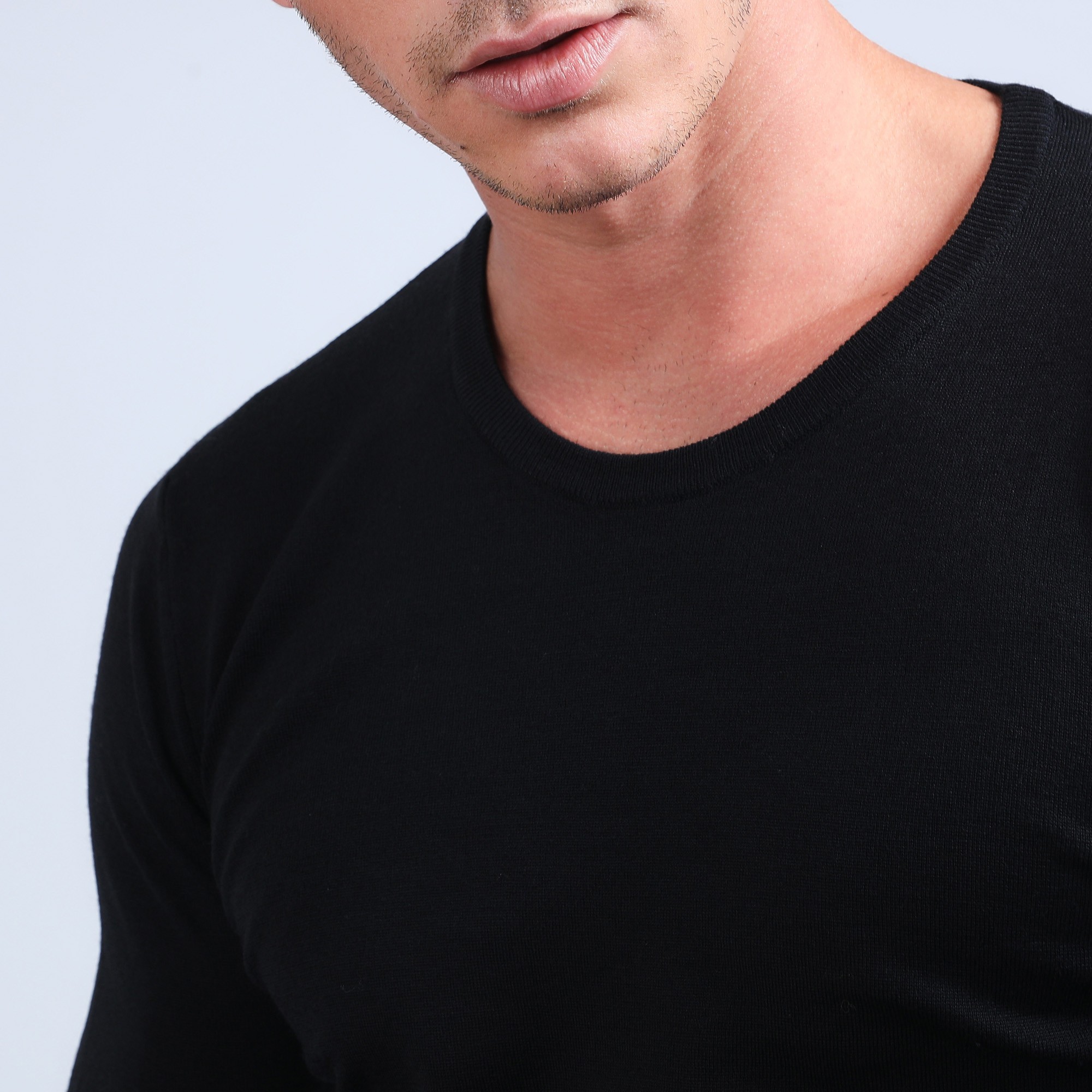 Pull col rond en laine mérinos - Bardem